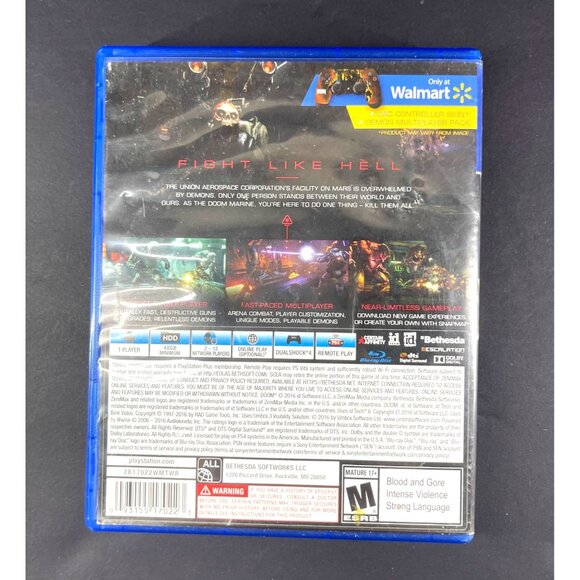 Doom For PS4 Video Game - Picture 2 of 4